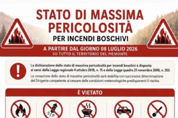 Allerta Pericolo Incendi Boschivi